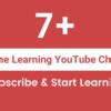 Top 10 youtube channels to learn machine learning